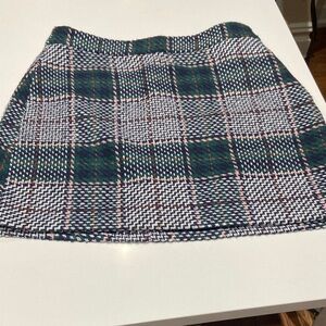 English Factory Plaid Mini Skirt
